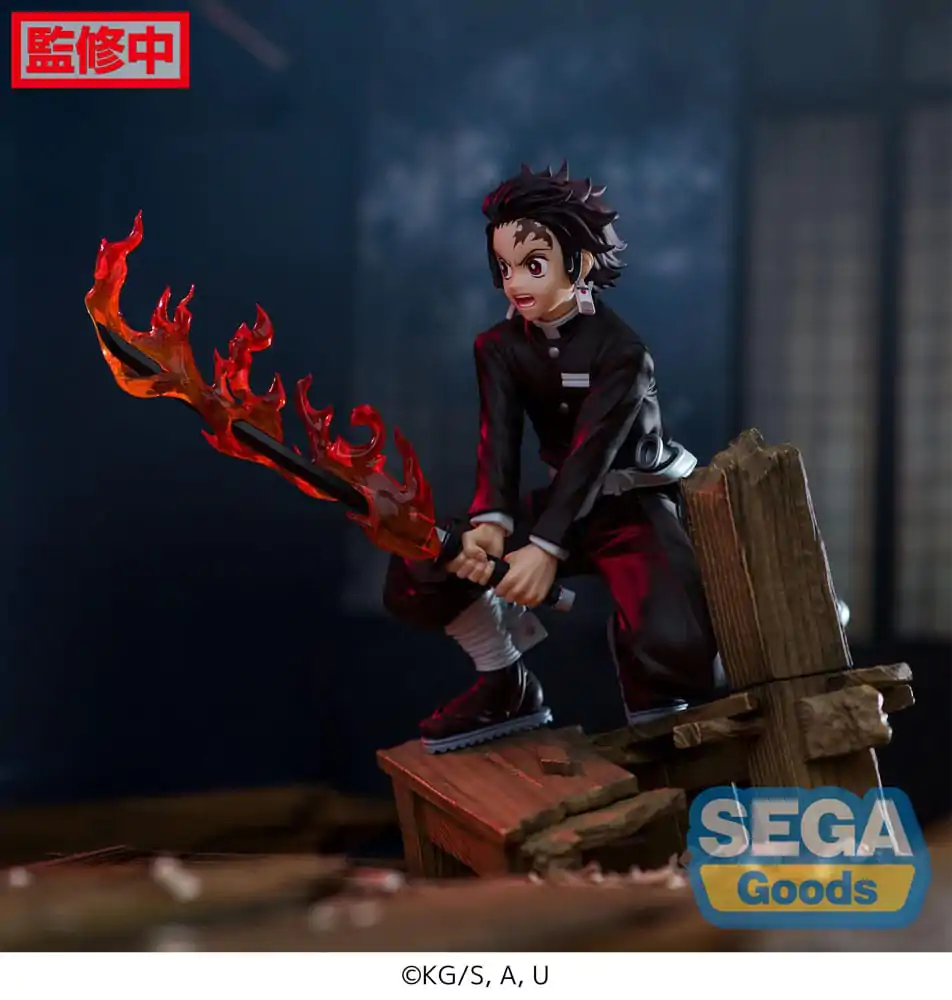 Demon Slayer: Kimetsu no Yaiba Xross Link Anime PVC figúrka Tanjiro Kamado -Swordsmith Village Arc- 12 cm termékfotó