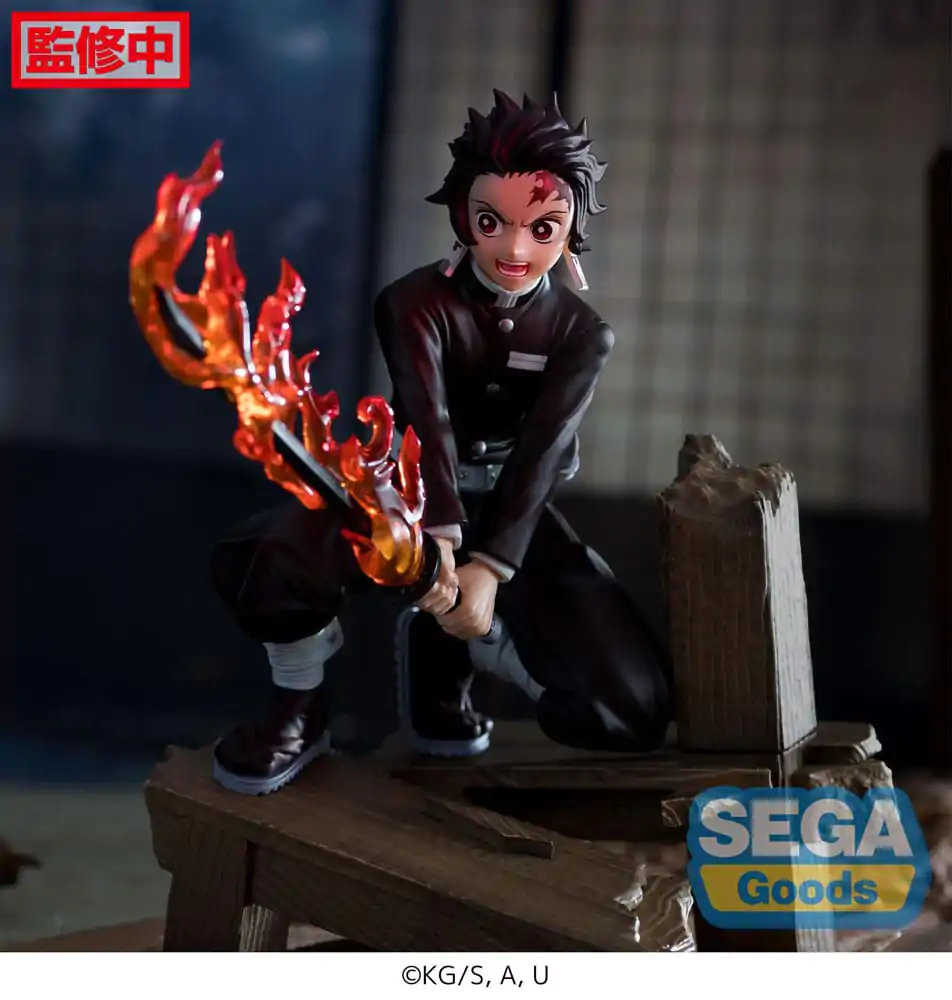 Demon Slayer: Kimetsu no Yaiba Xross Link Anime PVC figúrka Tanjiro Kamado -Swordsmith Village Arc- 12 cm termékfotó