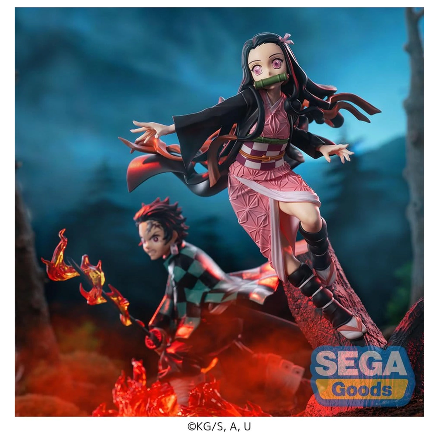 Demon Slayer: Kimetsu no Yaiba XrossLink PVC Socha Nezuko Kamado 16 cm produktová fotografia