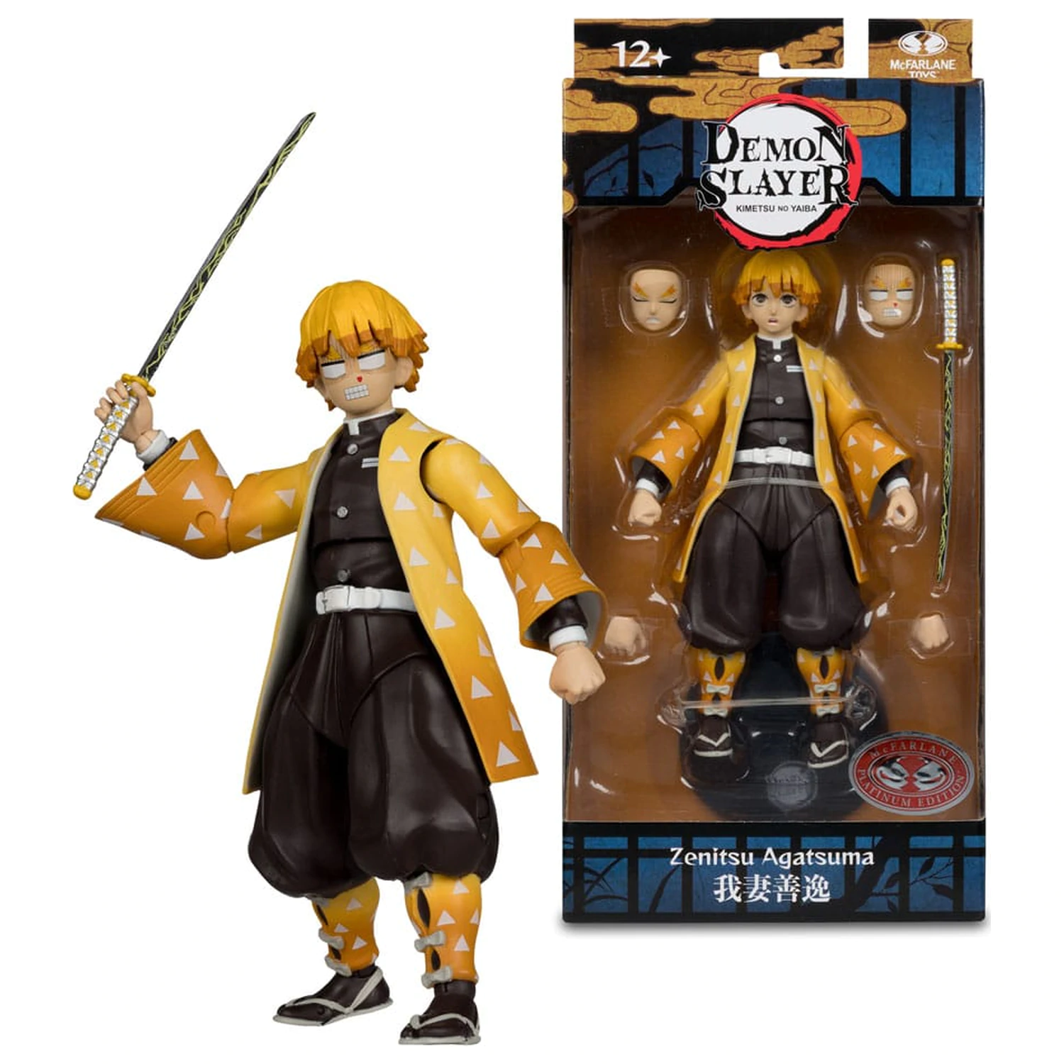 Demon Slayer: Kimetsu no Yaiba akčná figúrka Zenitsu Agatsuma Plantinum Edition 15 cm produktová fotografia