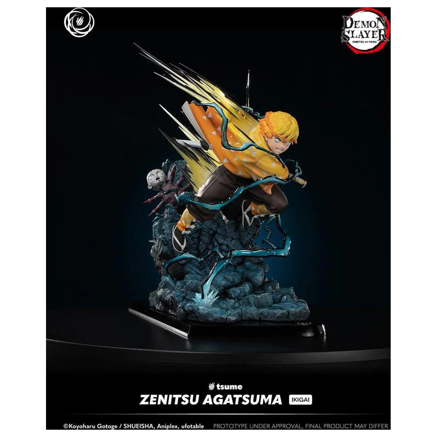 Demon Slayer Zenitsu Agatsuma Soška Ikigai 1/6 By Tsume 41 cm produktová fotografia
