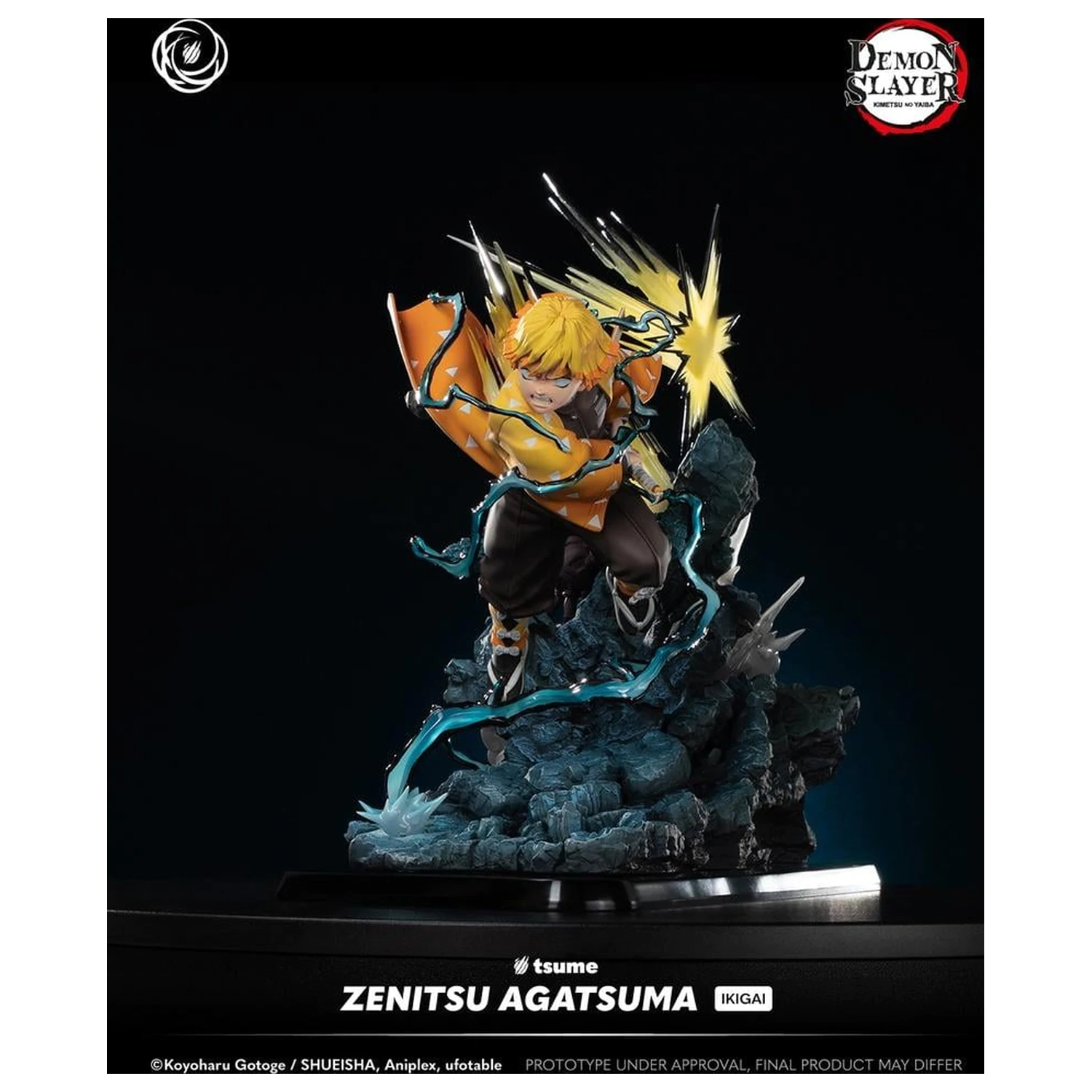 Demon Slayer Zenitsu Agatsuma Soška Ikigai 1/6 By Tsume 41 cm produktová fotografia