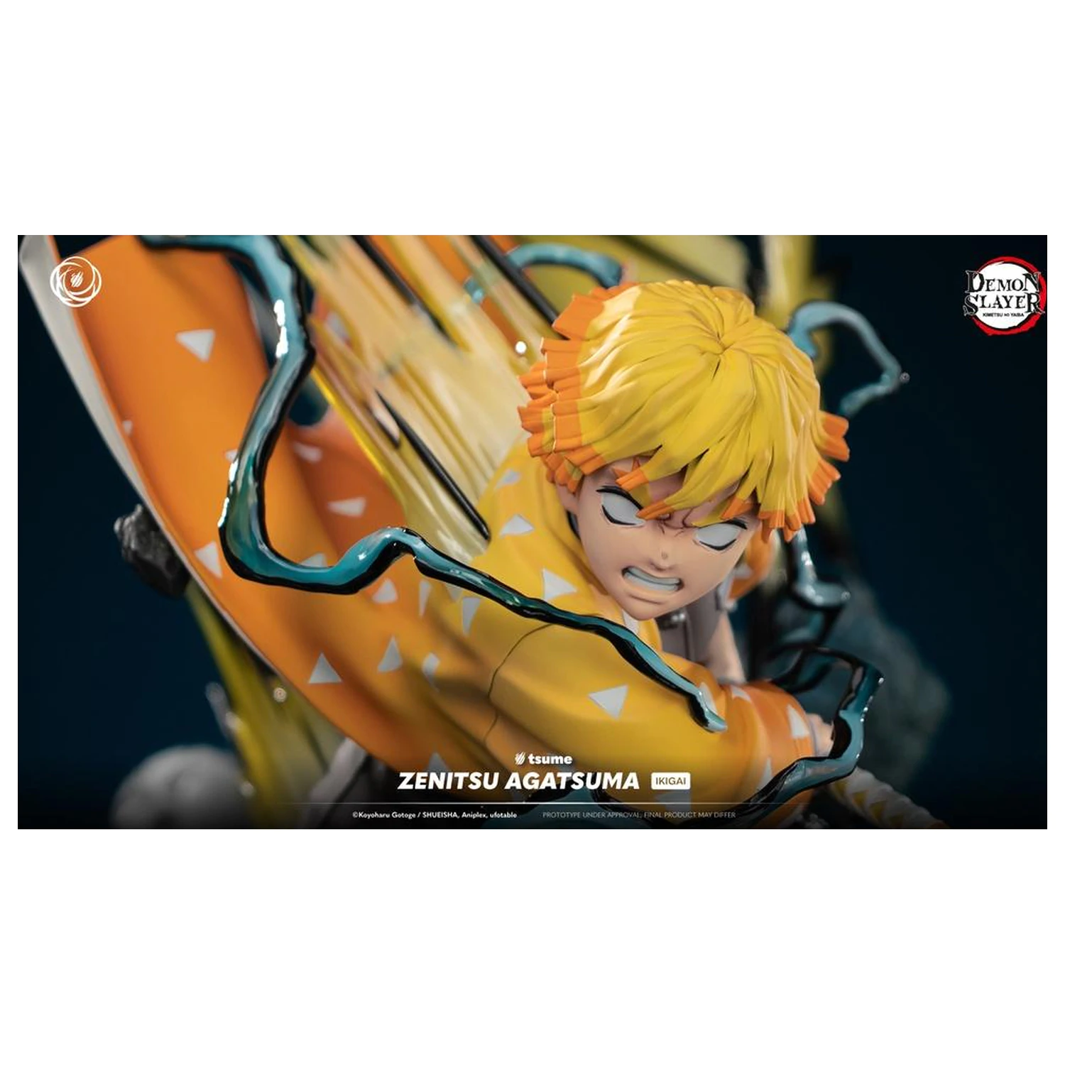 Demon Slayer Zenitsu Agatsuma Soška Ikigai 1/6 By Tsume 41 cm produktová fotografia