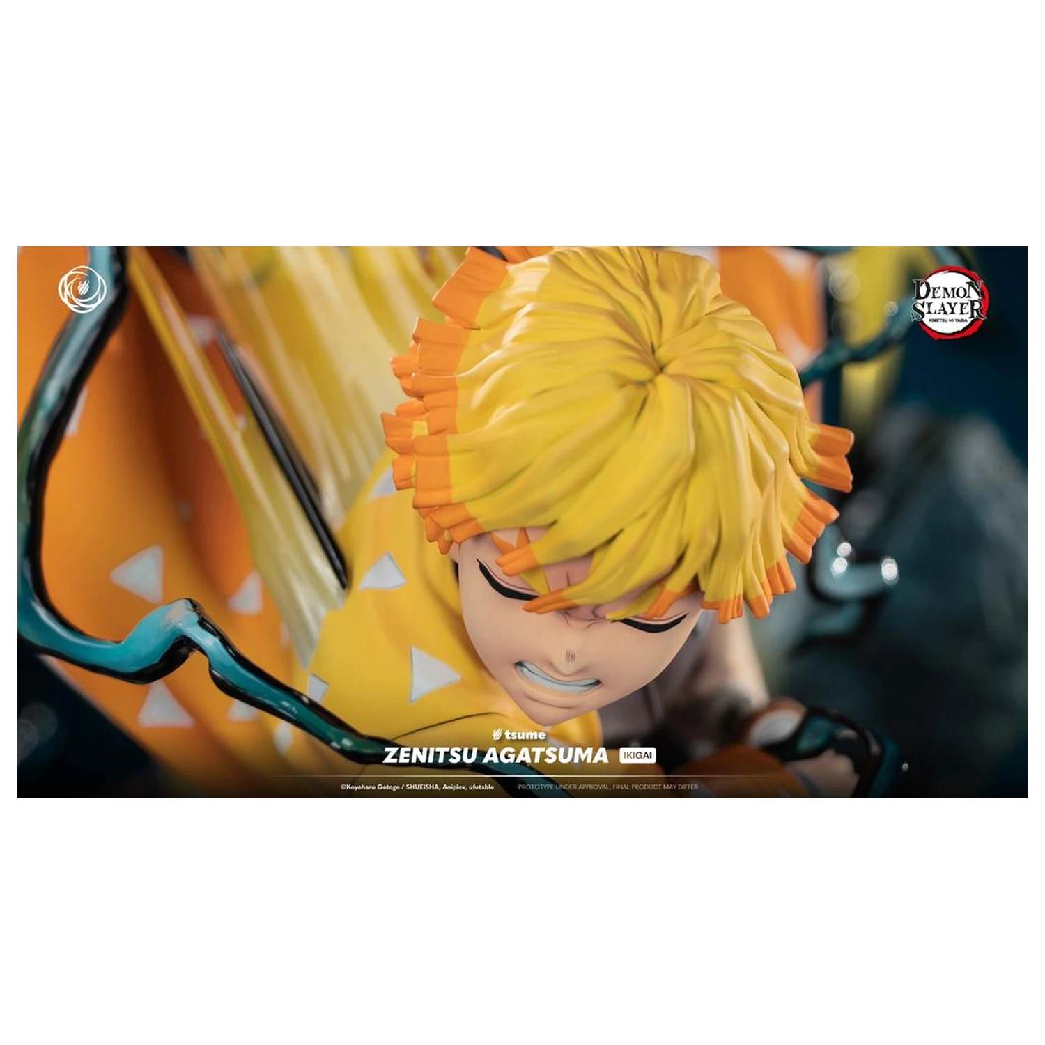 Demon Slayer Zenitsu Agatsuma Soška Ikigai 1/6 By Tsume 41 cm produktová fotografia