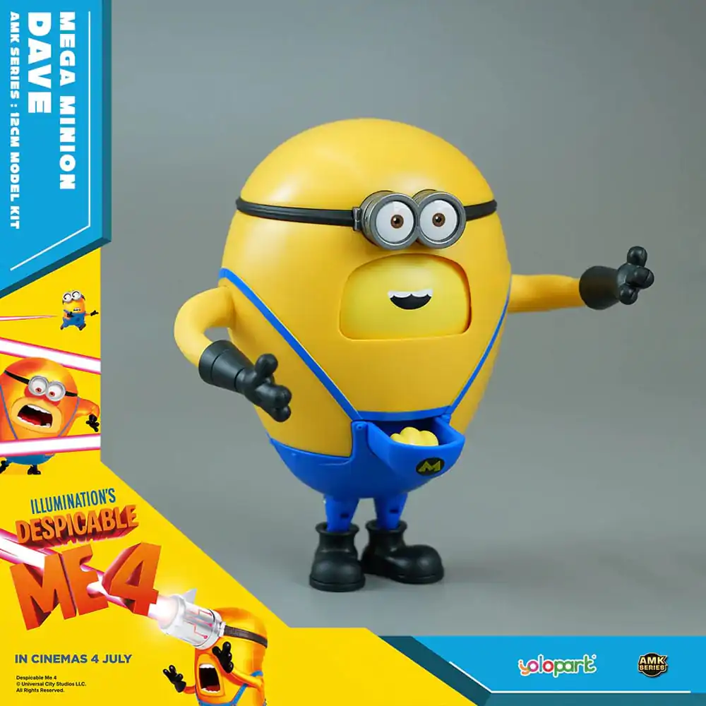 Despicable Me 4 AMK Series Plastiková modelová stavebnica Super Dave 12 cm produktová fotografia