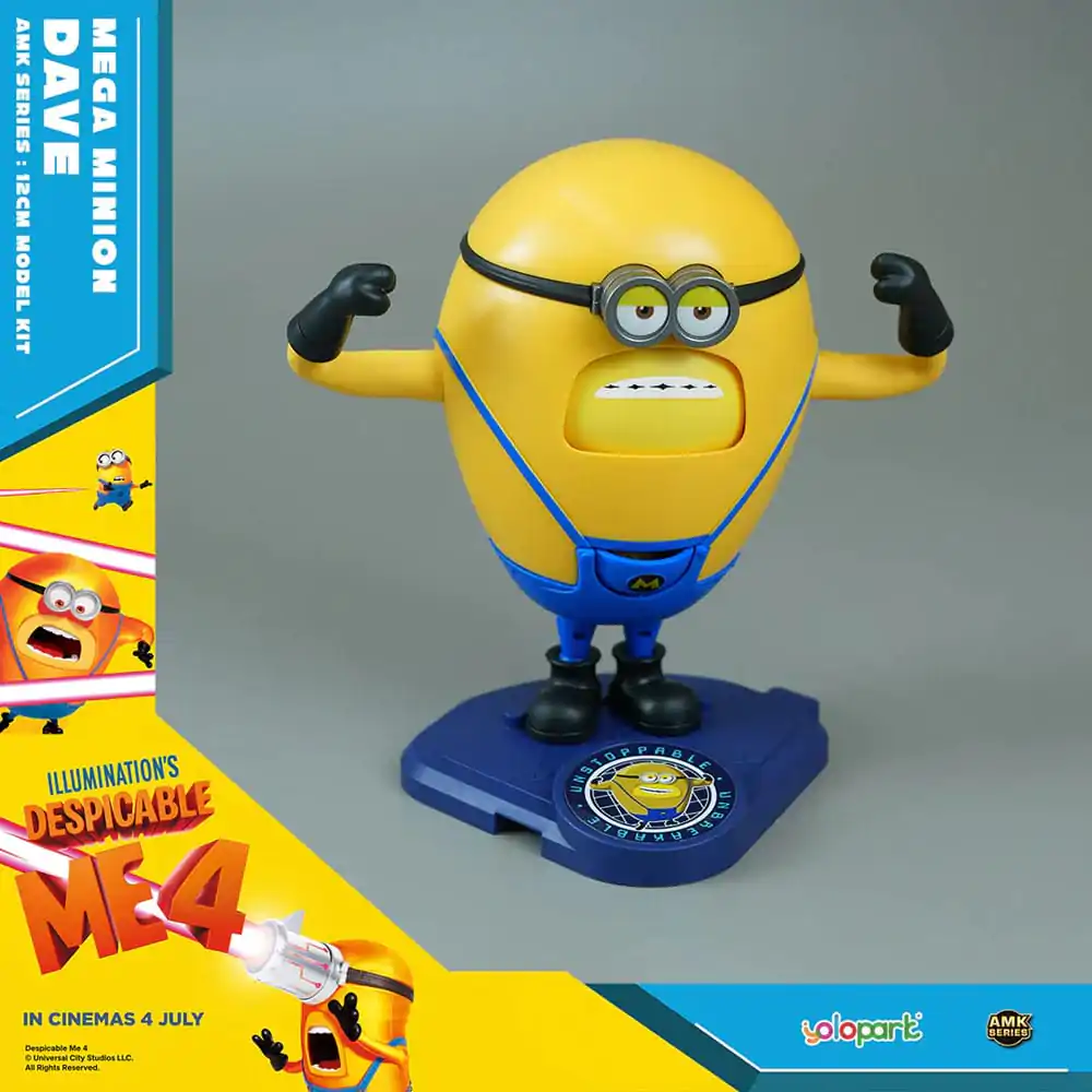 Despicable Me 4 AMK Series Plastiková modelová stavebnica Super Dave 12 cm produktová fotografia