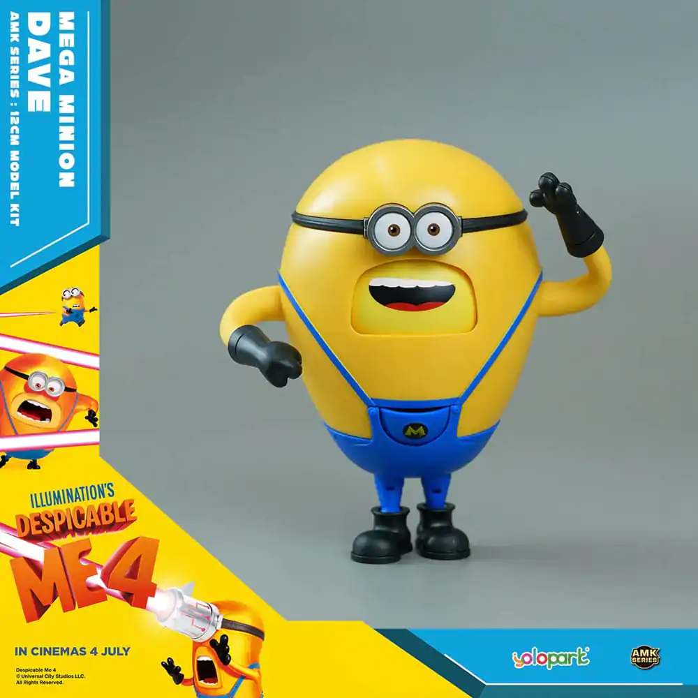 Despicable Me 4 AMK Series Plastiková modelová stavebnica Super Dave 12 cm produktová fotografia