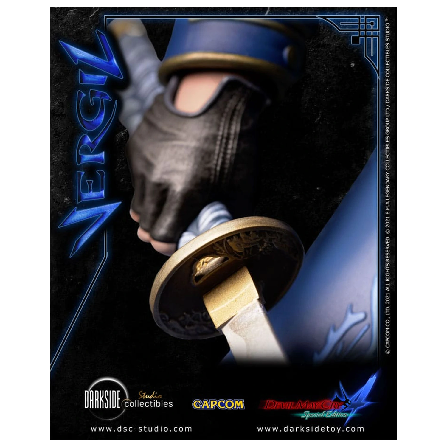 Devil May Cry 4 Prémiová Socha 1/4 Vergil 51 cm produktová fotografia