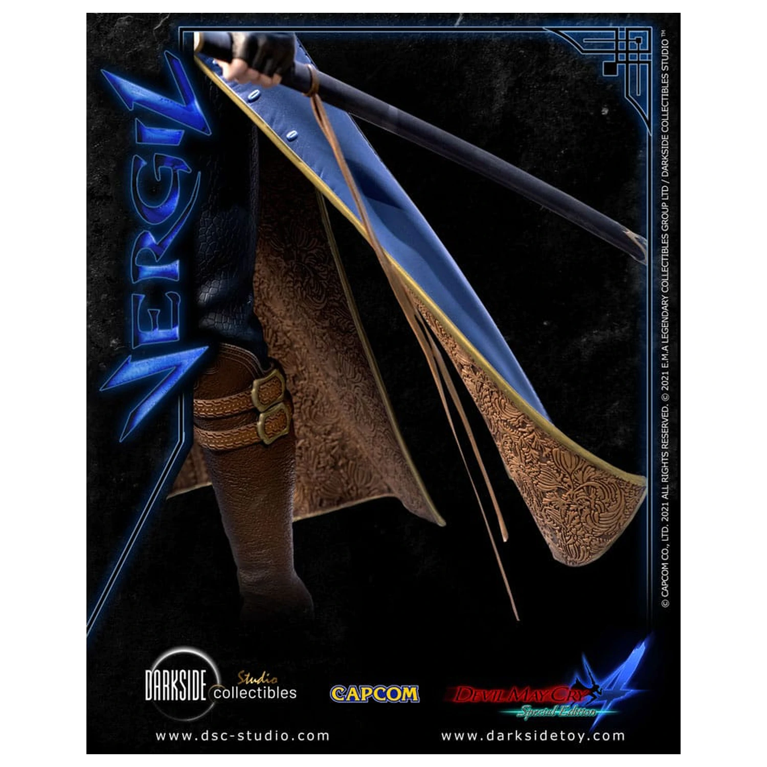Devil May Cry 4 Prémiová Socha 1/4 Vergil 51 cm produktová fotografia