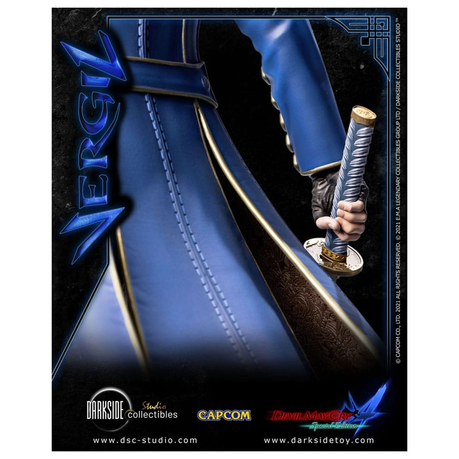Devil May Cry 4 Prémiová Socha 1/4 Vergil 51 cm produktová fotografia
