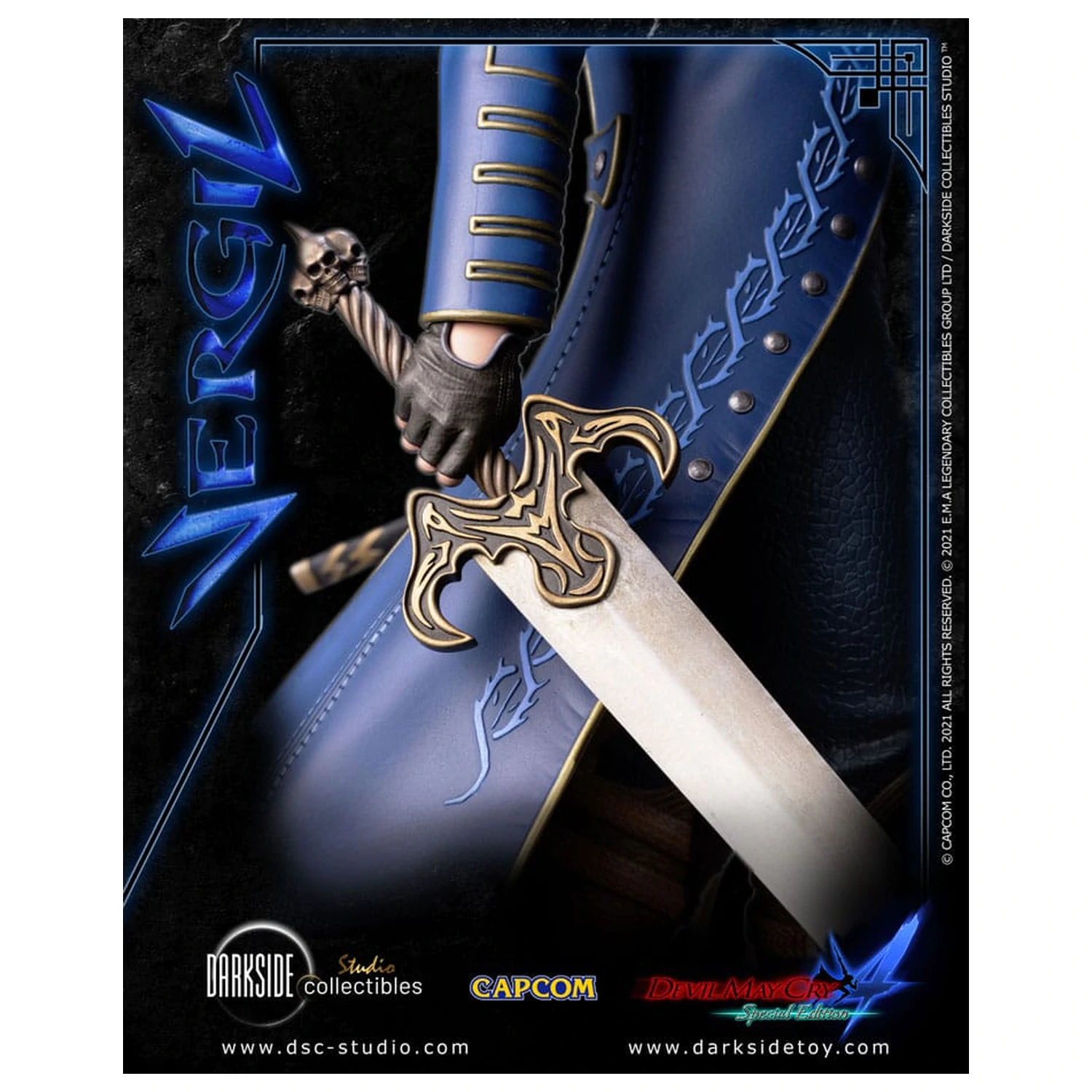 Devil May Cry 4 Prémiová Socha 1/4 Vergil 51 cm produktová fotografia