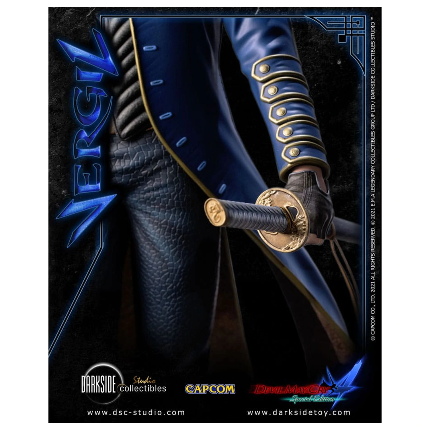 Devil May Cry 4 Prémiová Socha 1/4 Vergil 51 cm produktová fotografia