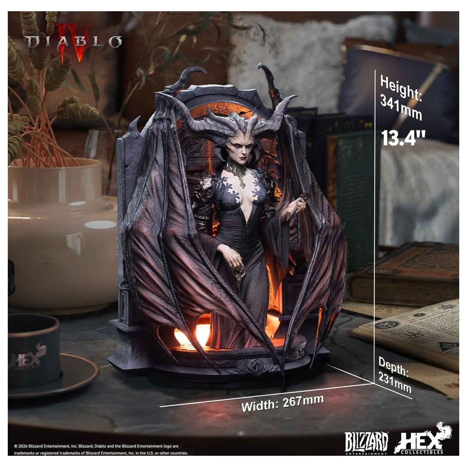 Diablo IV Art Socha Lilith 34 cm produktová fotografia