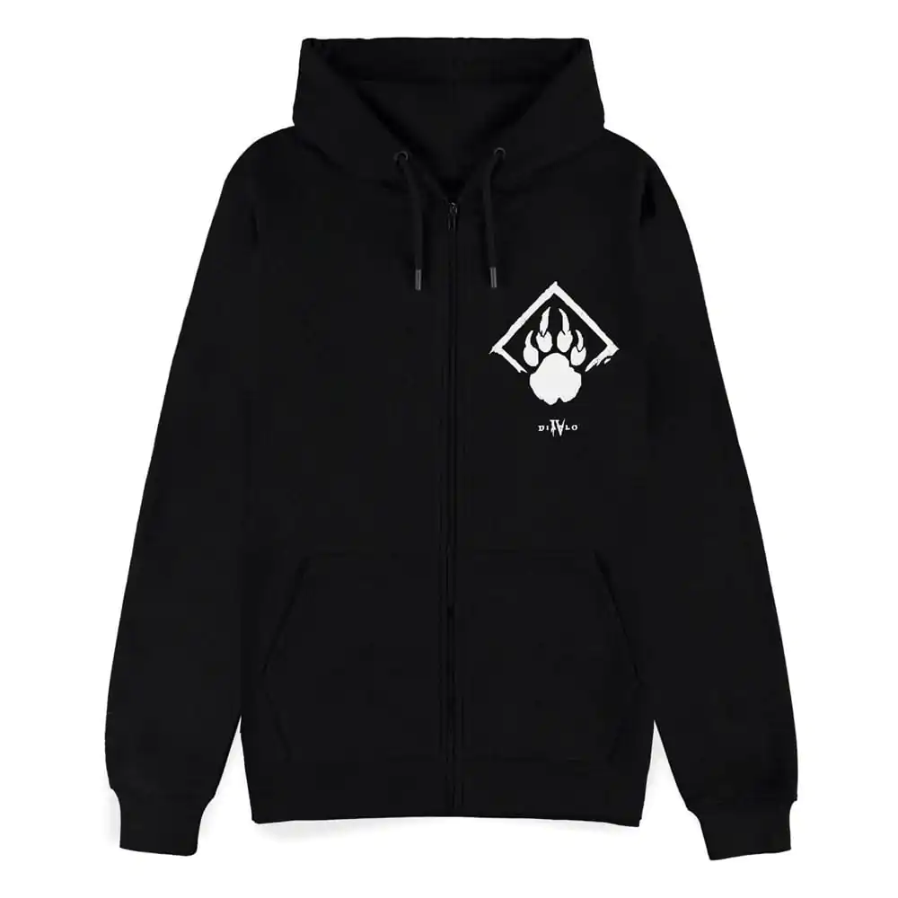 Diablo IV Mikina s kapucňou na zips Sveter Druid Sigil produktová fotografia