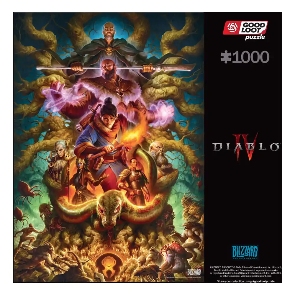 Diablo IV Gaming Puzzle Horadrim (1000 kusov) termékfotó