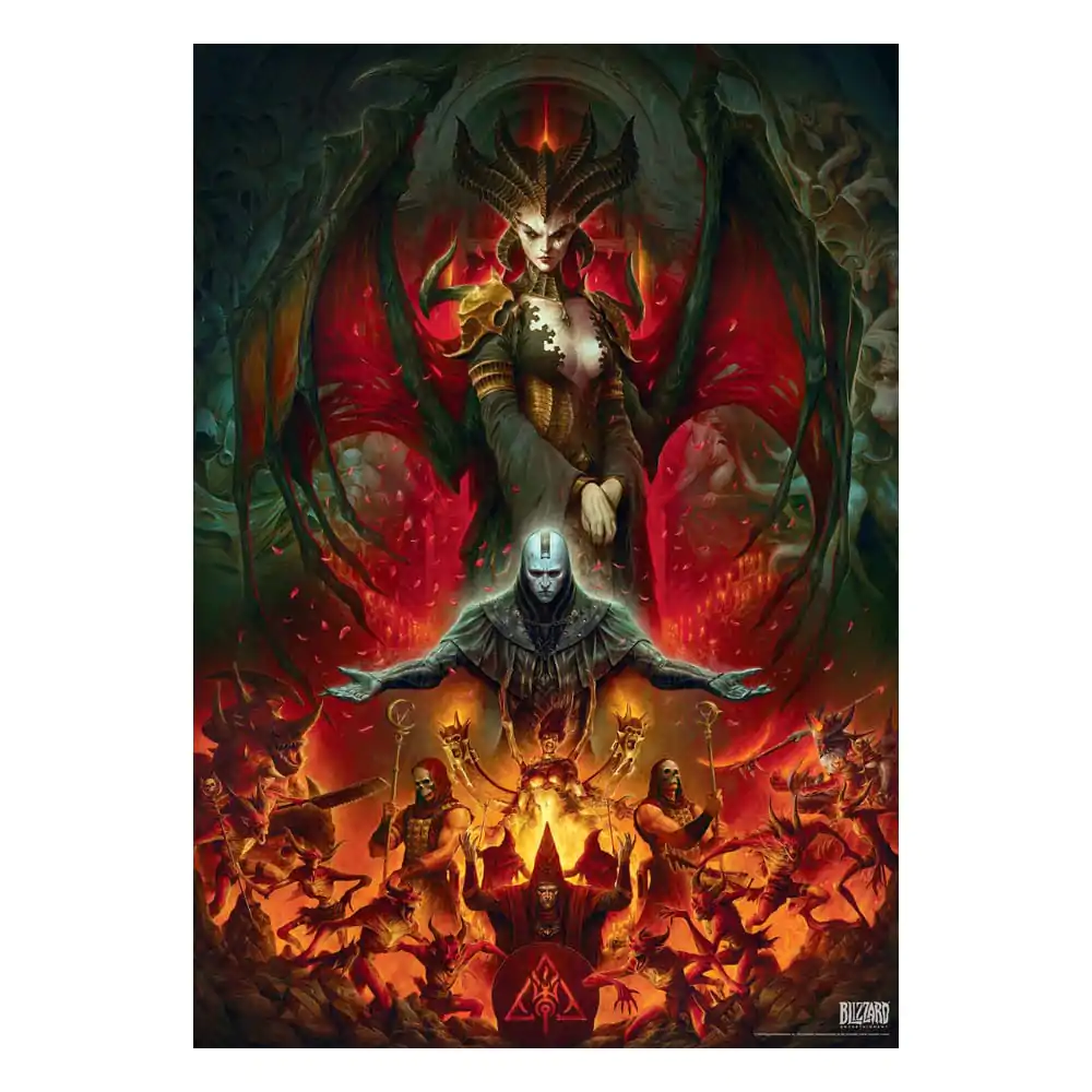 Diablo IV Herná skladacia puzzle Lilith Composition (1000 kusov) termékfotó