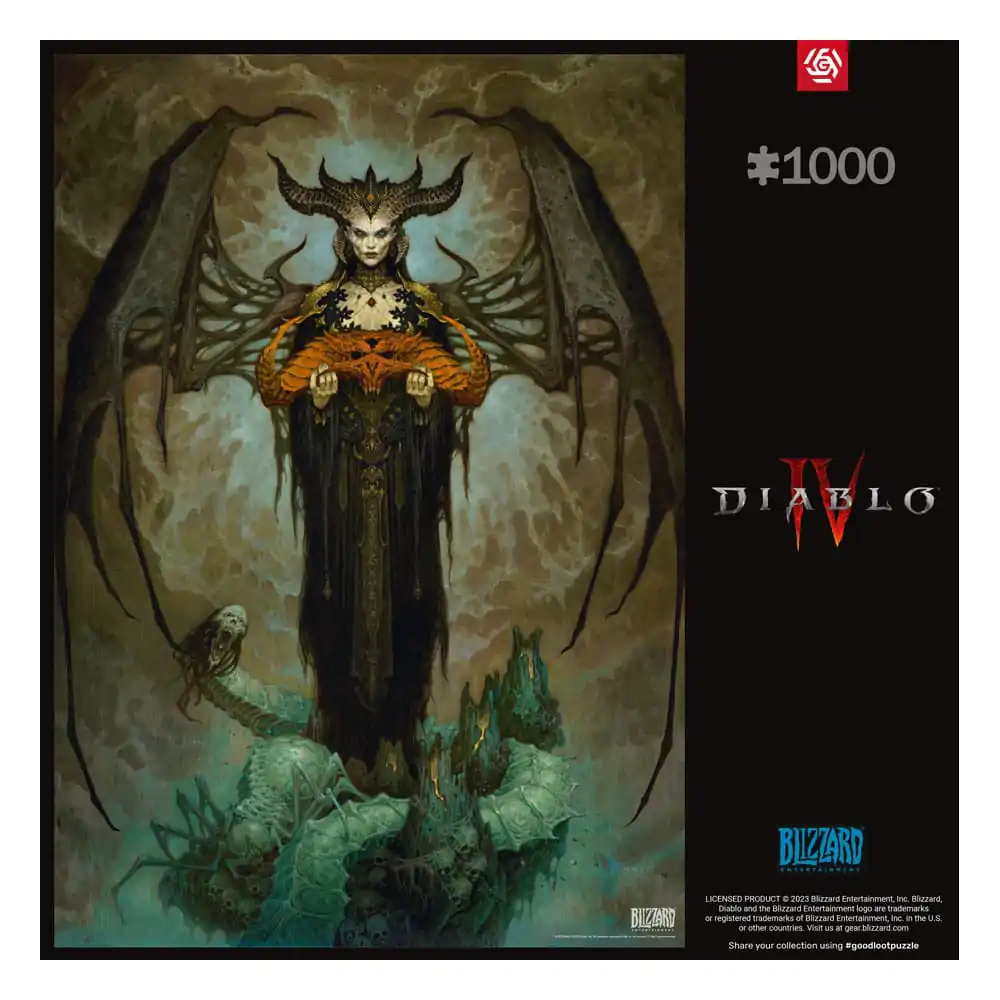 Diablo IV Gaming Puzzle Lilith (1000 dielikov) produktová fotografia