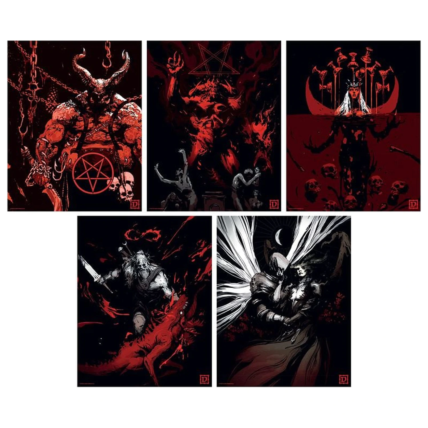 Diablo Súprava litografií Limitovaná edícia produktová fotografia