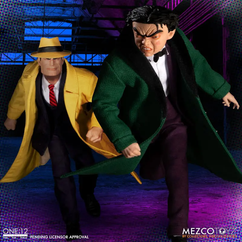 Dick Tracy akčné figúrky 1/12 Dick Tracy vs. Flattop dobozszett 17 cm termékfotó