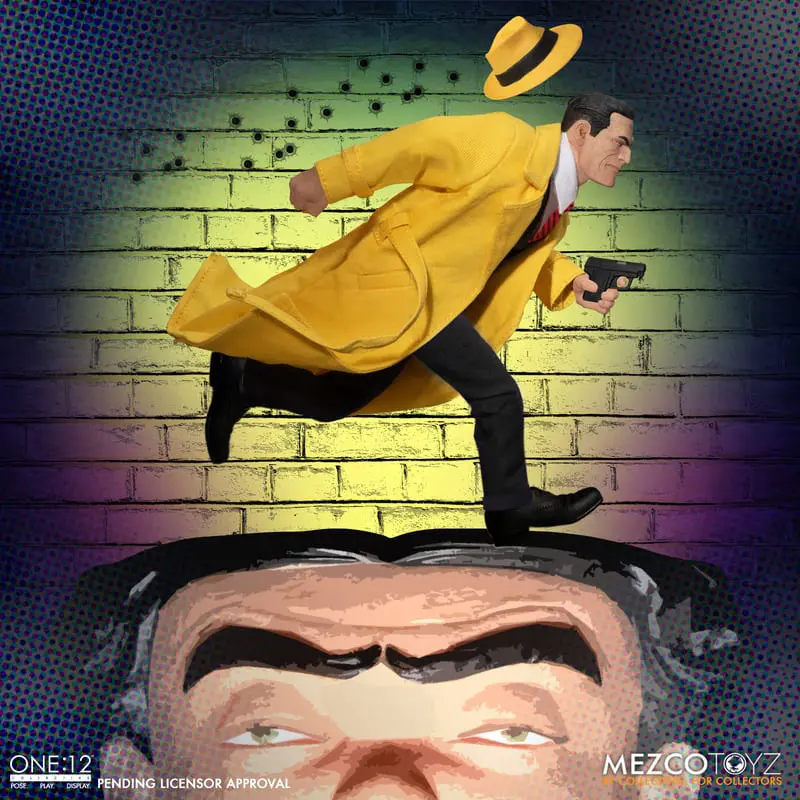 Dick Tracy akčné figúrky 1/12 Dick Tracy vs. Flattop dobozszett 17 cm termékfotó