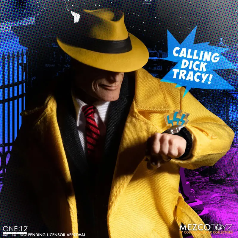 Dick Tracy akčné figúrky 1/12 Dick Tracy vs. Flattop dobozszett 17 cm termékfotó