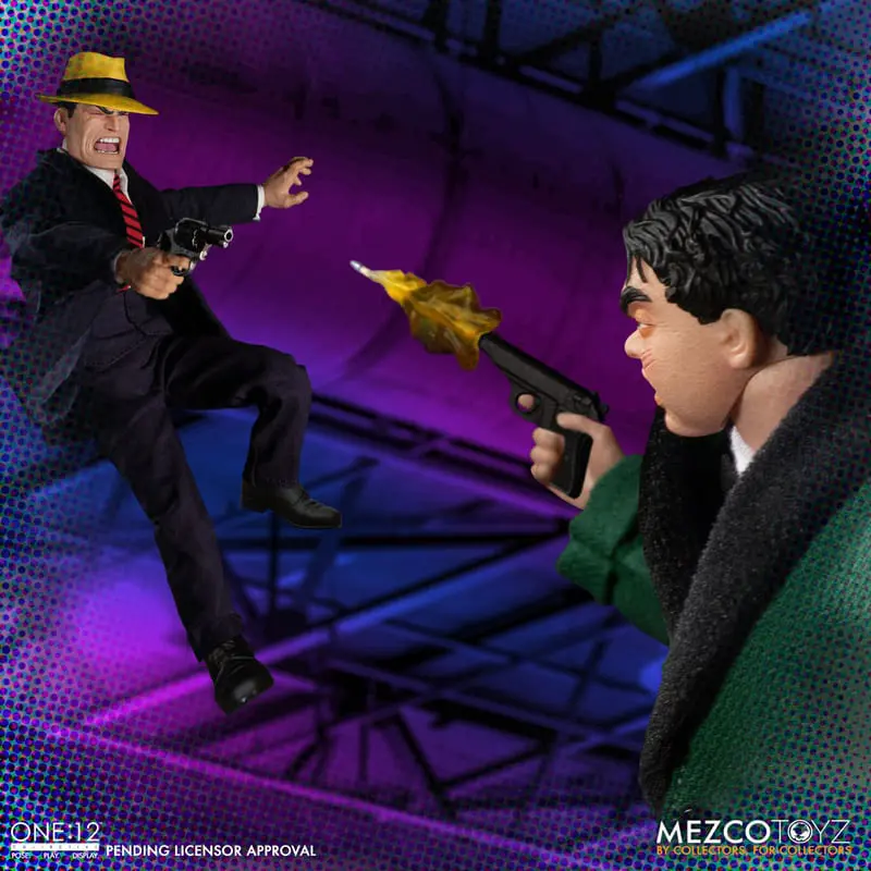 Dick Tracy akčné figúrky 1/12 Dick Tracy vs. Flattop dobozszett 17 cm termékfotó