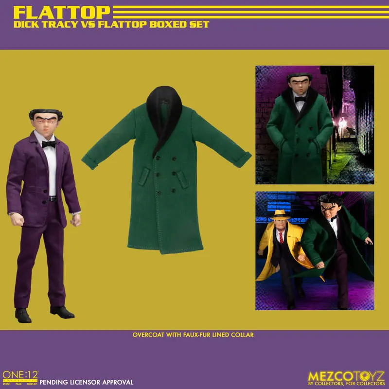 Dick Tracy akčné figúrky 1/12 Dick Tracy vs. Flattop dobozszett 17 cm termékfotó