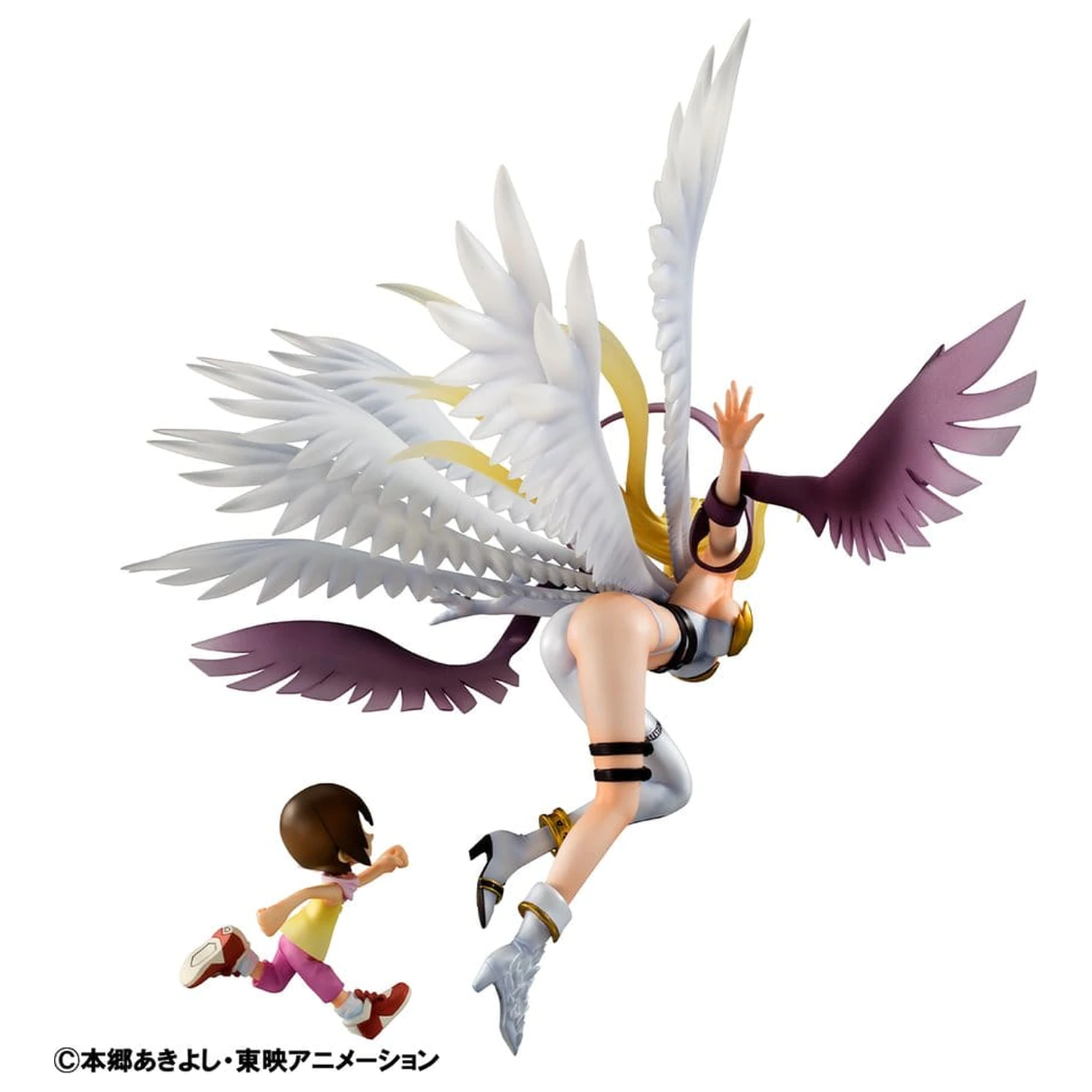 Digimon Adventure Precious G.E.M. Series PVC Socha Angewomon & Hikari Yagami 22 cm produktová fotografia