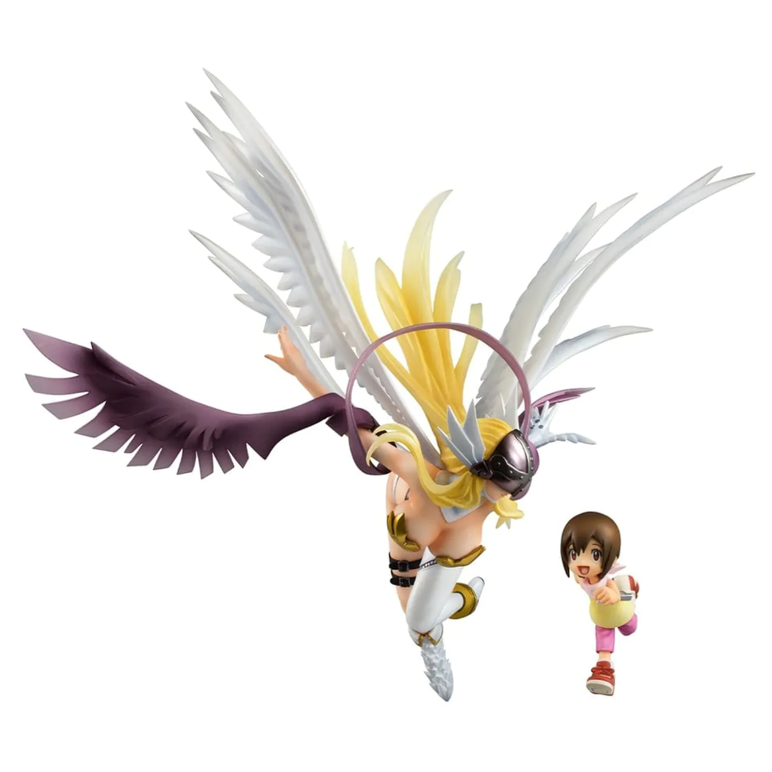 Digimon Adventure Precious G.E.M. Series PVC Socha Angewomon & Hikari Yagami 22 cm produktová fotografia