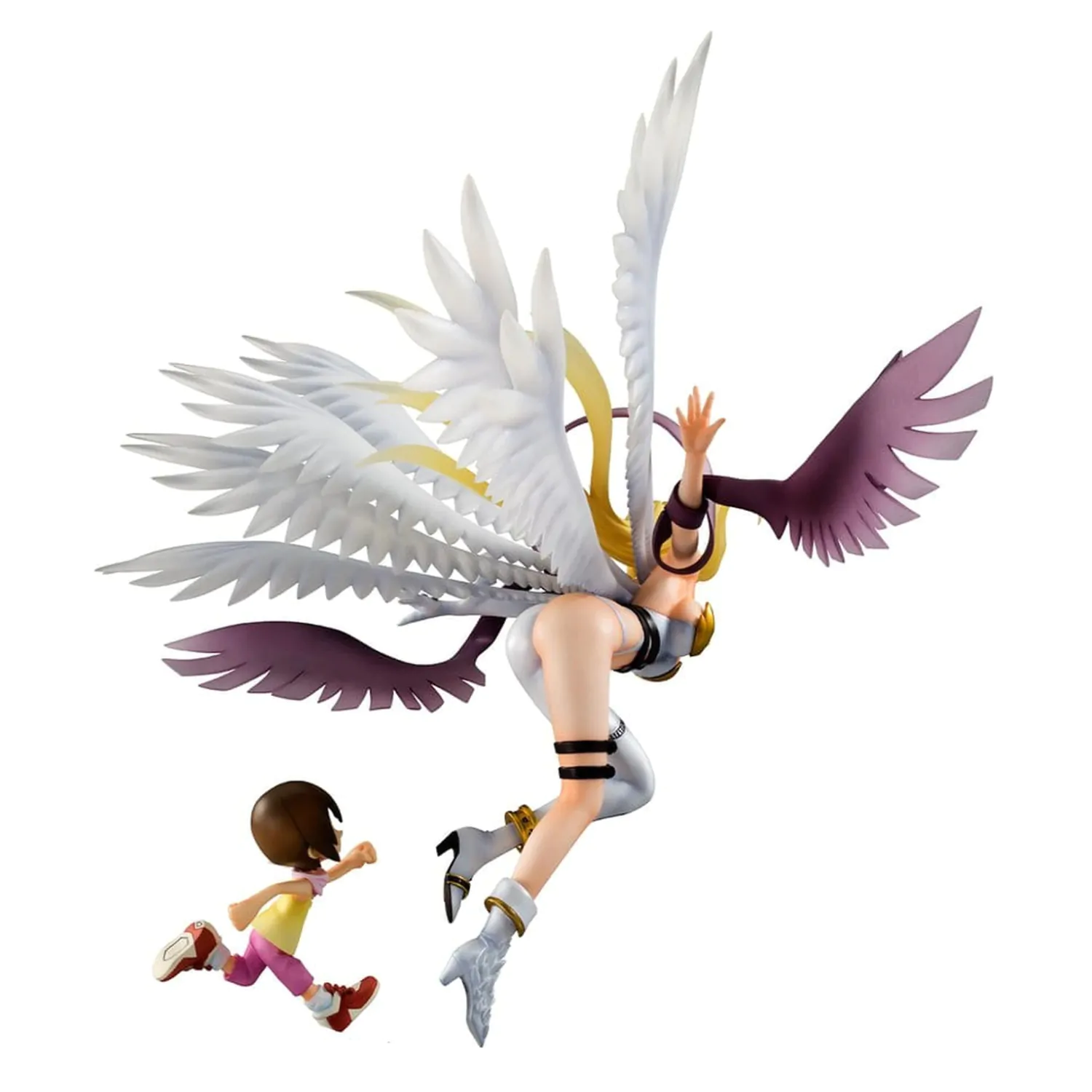 Digimon Adventure Precious G.E.M. Series PVC Socha Angewomon & Hikari Yagami 22 cm produktová fotografia