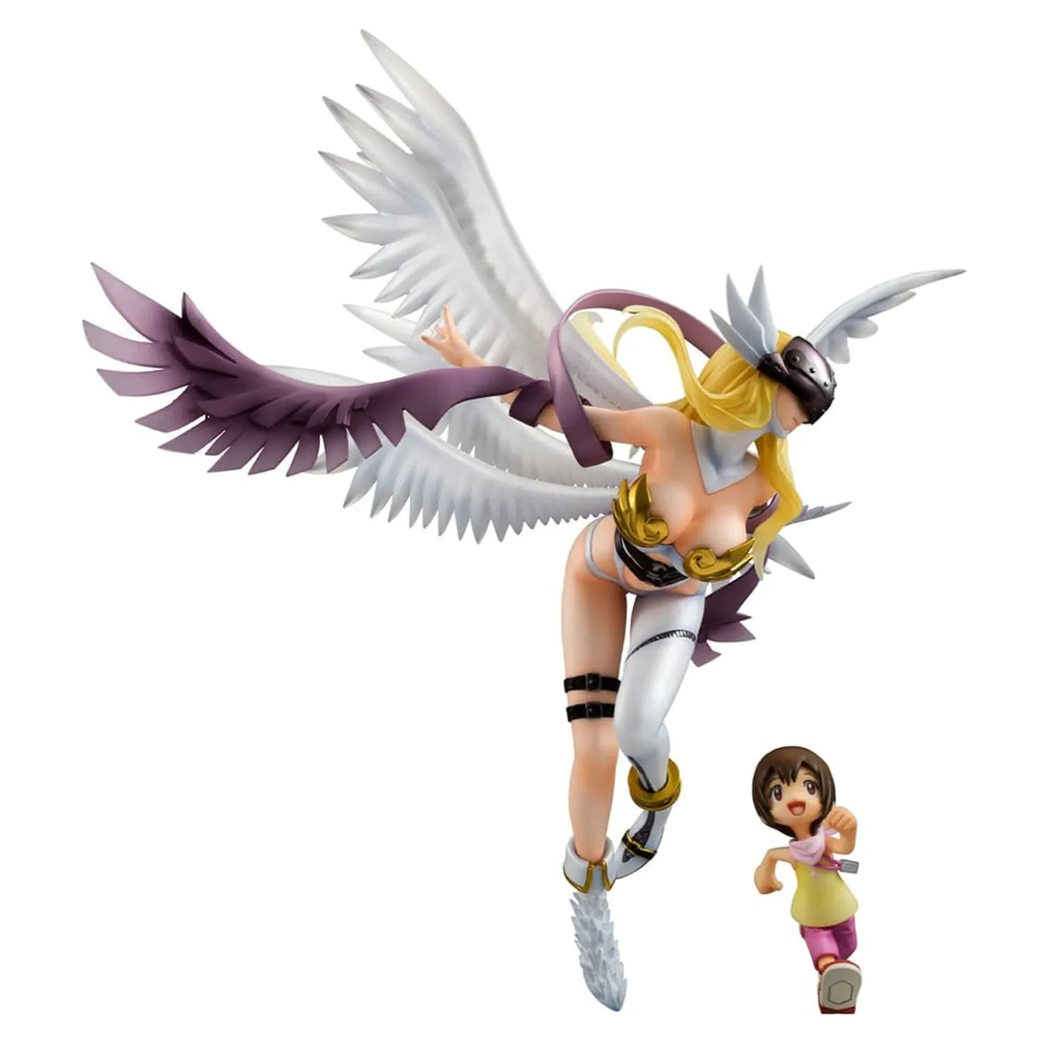 Digimon Adventure Precious G.E.M. Series PVC Socha Angewomon & Hikari Yagami 22 cm produktová fotografia