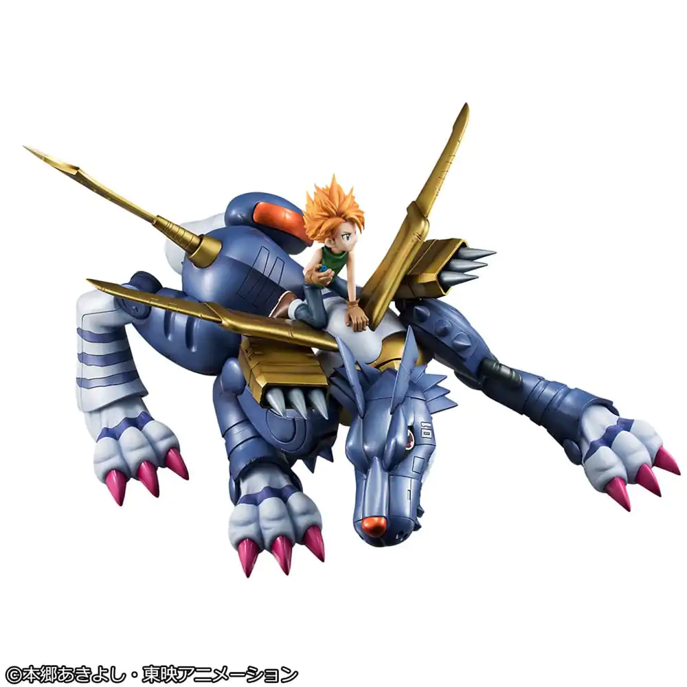 Digimon Adventure Precious G.E.M. Series PVC Socha Metal Garurumon & Ishida Yamato 30 cm produktová fotografia