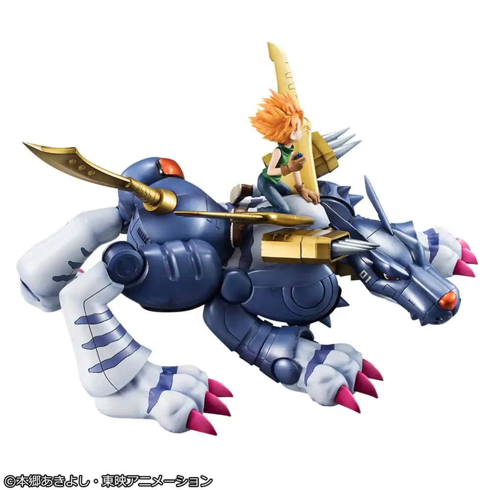 Digimon Adventure Precious G.E.M. Series PVC Socha Metal Garurumon & Ishida Yamato 30 cm produktová fotografia
