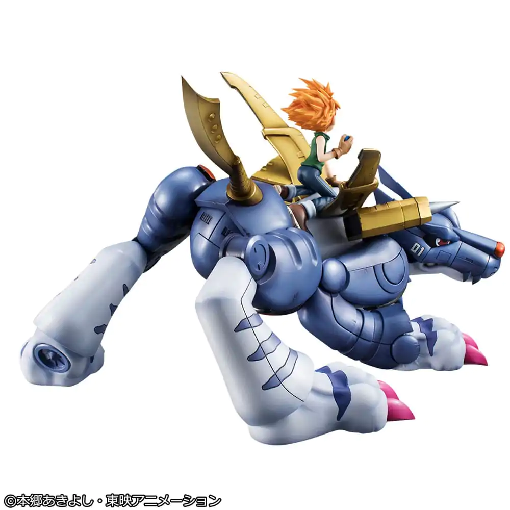 Digimon Adventure Precious G.E.M. Series PVC Socha Metal Garurumon & Ishida Yamato 30 cm produktová fotografia