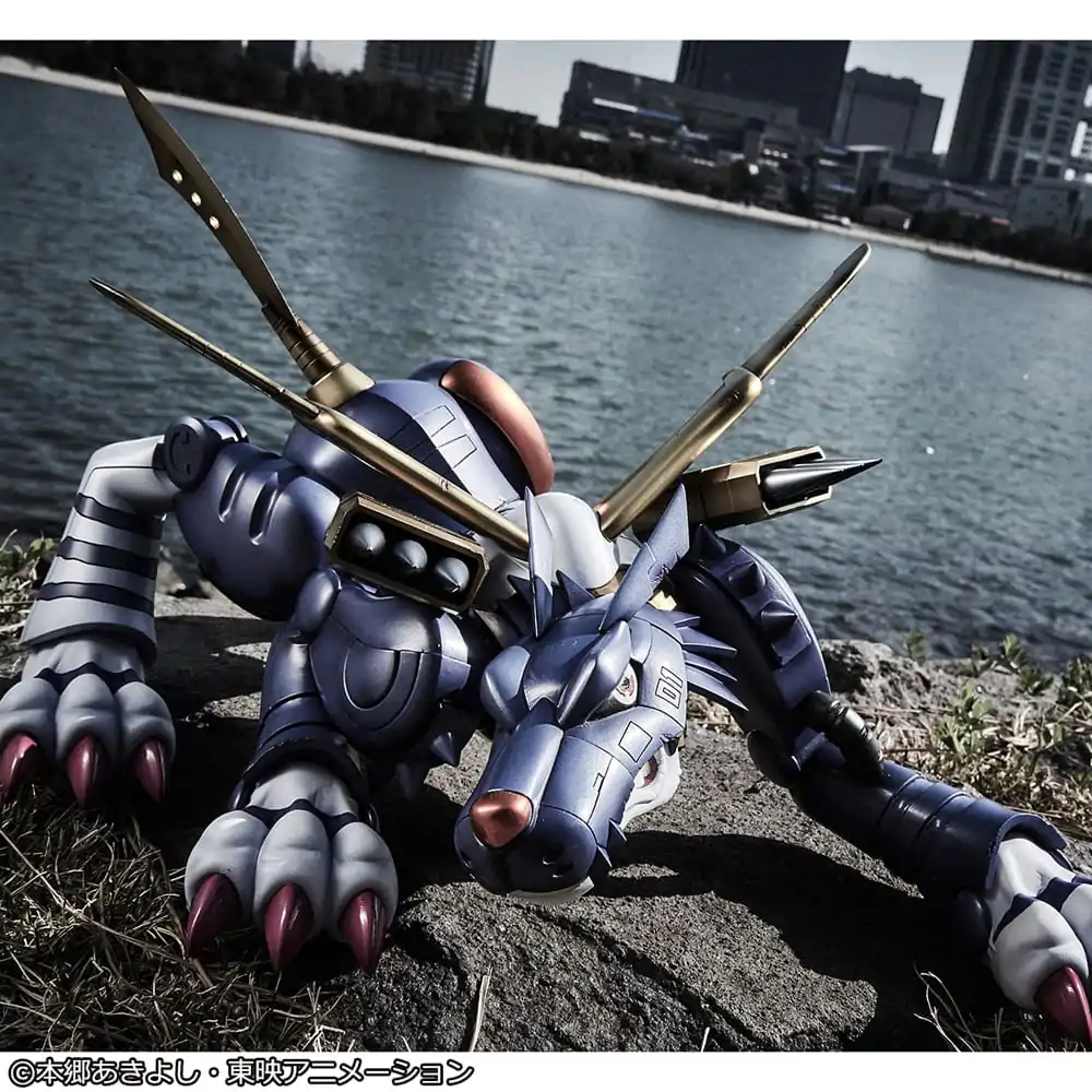 Digimon Adventure Precious G.E.M. Series PVC Socha Metal Garurumon & Ishida Yamato 30 cm produktová fotografia