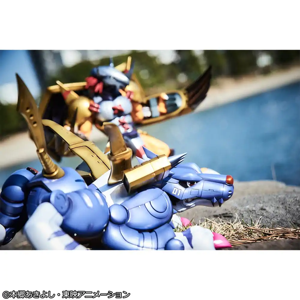 Digimon Adventure Precious G.E.M. Series PVC Socha Metal Garurumon & Ishida Yamato 30 cm produktová fotografia
