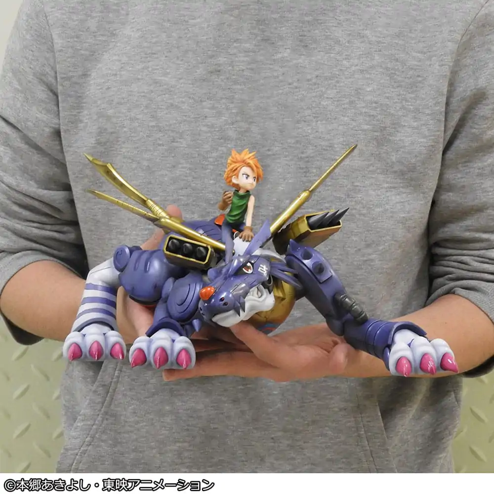 Digimon Adventure Precious G.E.M. Series PVC Socha Metal Garurumon & Ishida Yamato 30 cm produktová fotografia