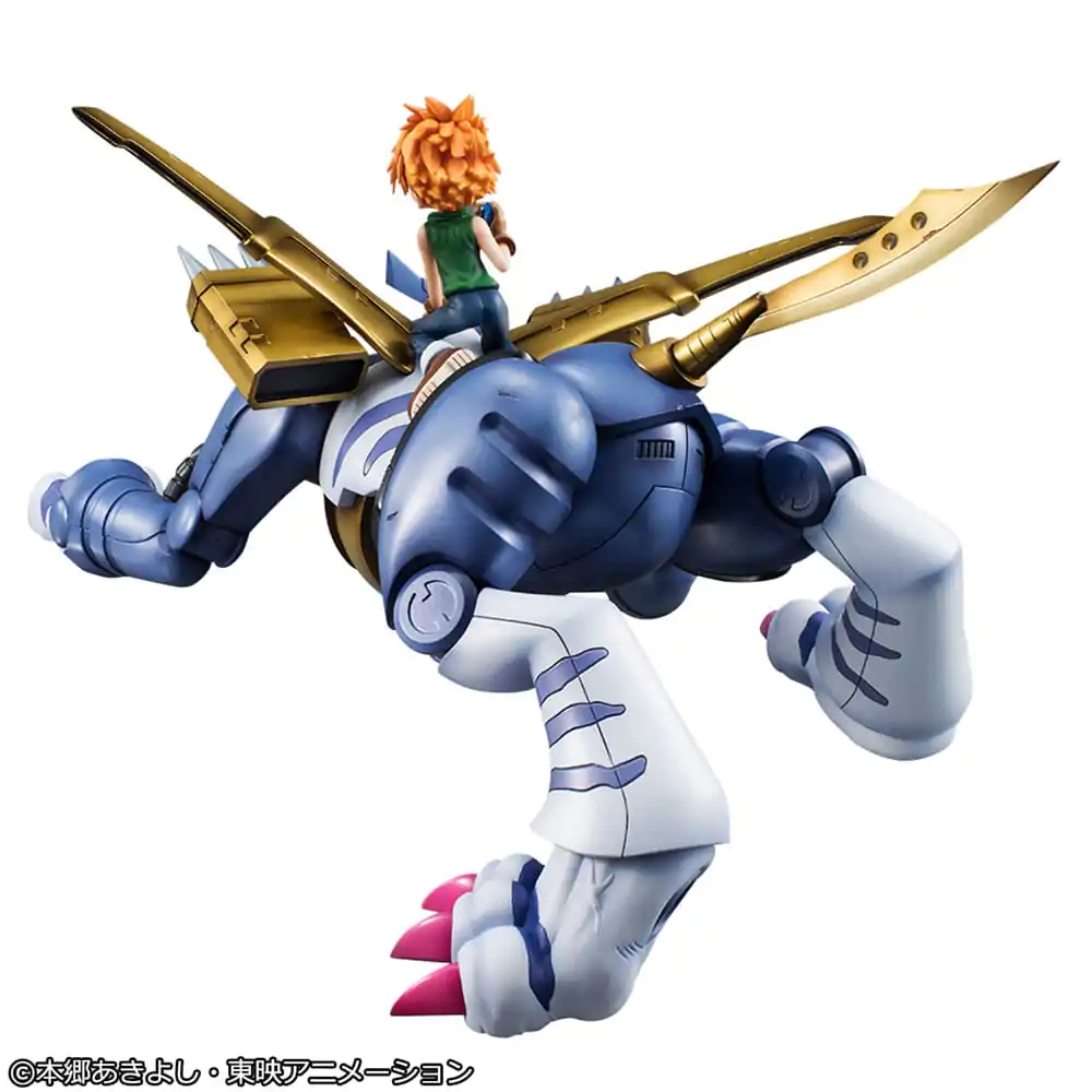 Digimon Adventure Precious G.E.M. Series PVC Socha Metal Garurumon & Ishida Yamato 30 cm produktová fotografia