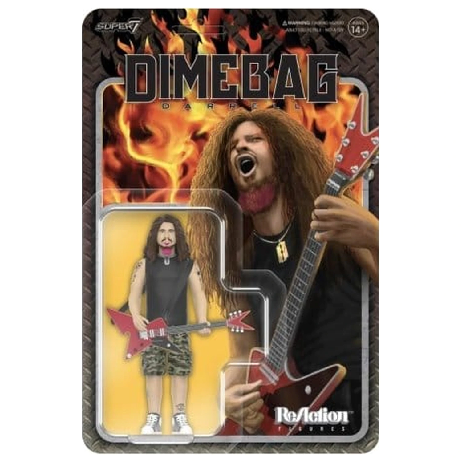 Dimebag Darrell ReAction akčná figúrka Wave 01 Dimebag Darrell Culprit produktová fotografia