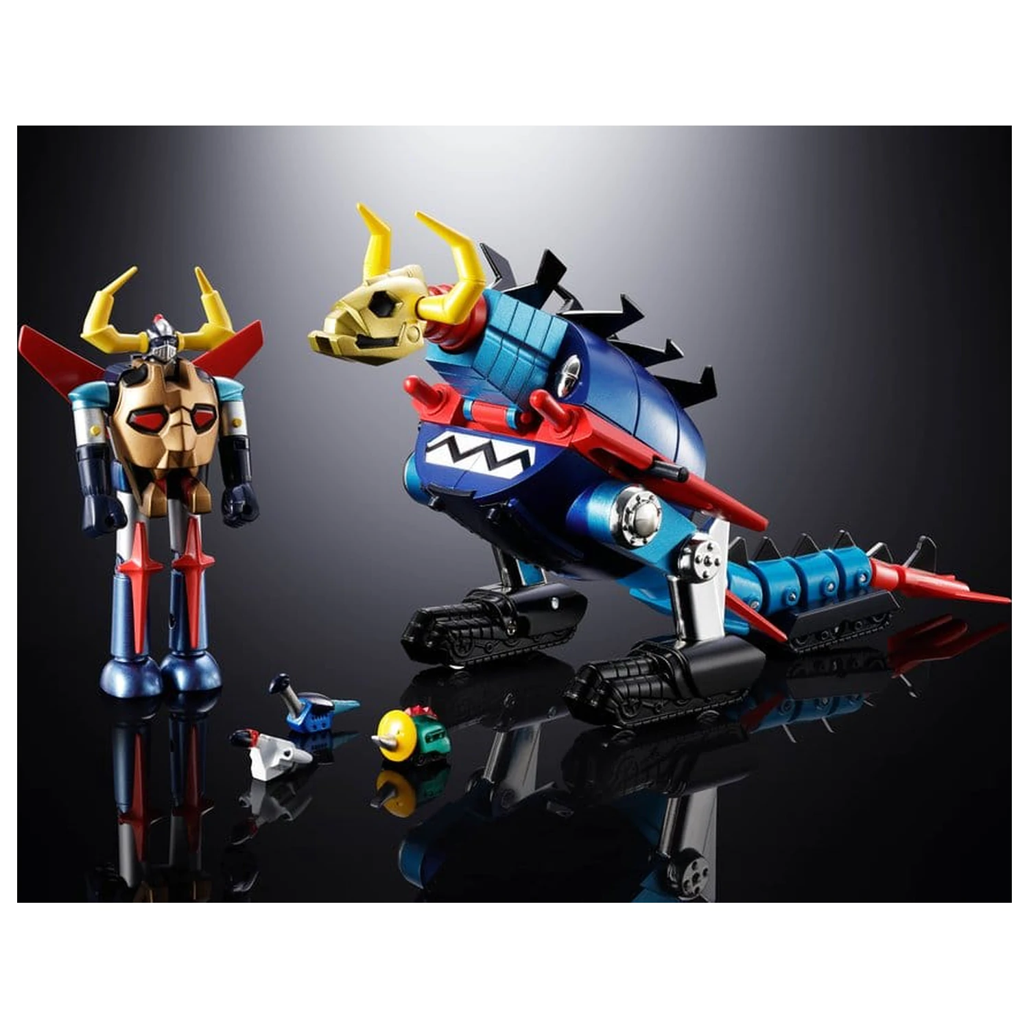 Dino Mech Gaiking Chogokin akčná figúrka Daikumaryu & Gaiking 20 cm produktová fotografia