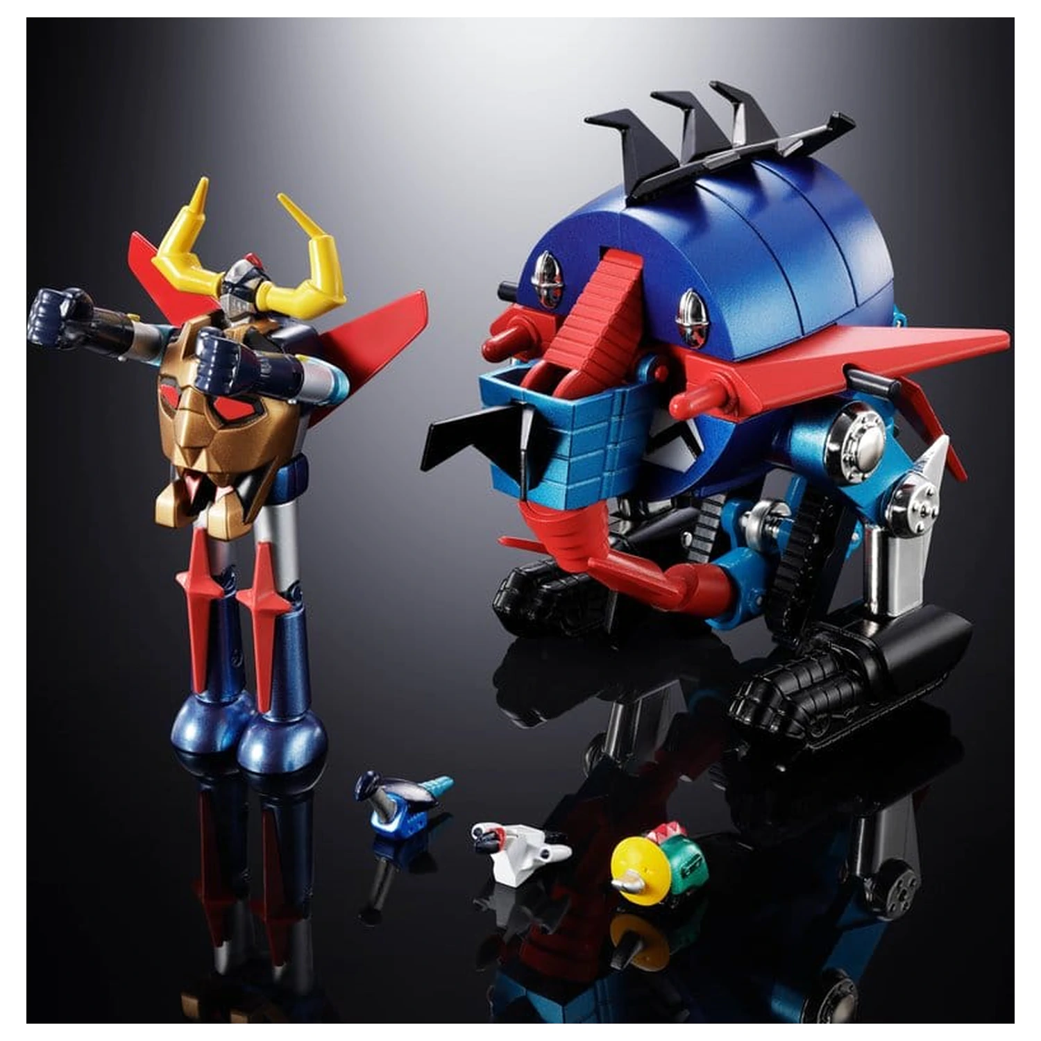 Dino Mech Gaiking Chogokin akčná figúrka Daikumaryu & Gaiking 20 cm produktová fotografia