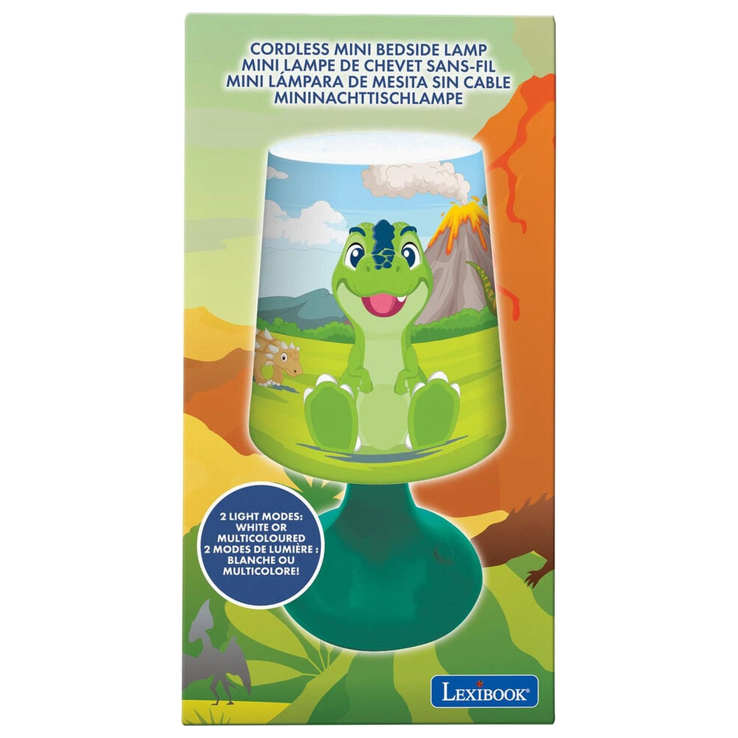 Dinosaurie nočné svetlo produktová fotografia