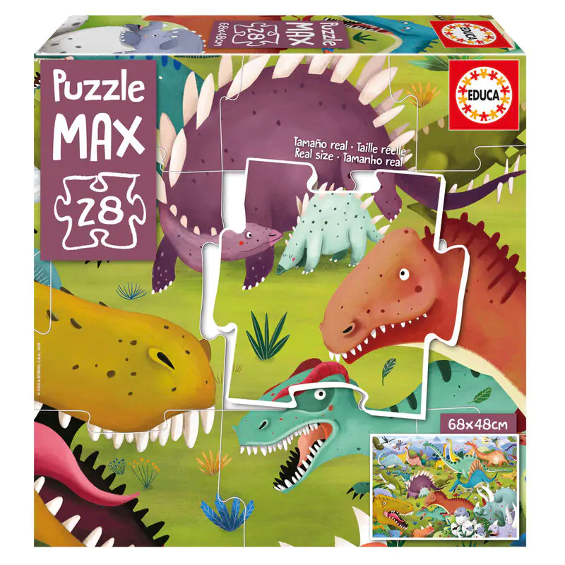 Dinosaurs Max puzzle 28 dielikov produktová fotografia
