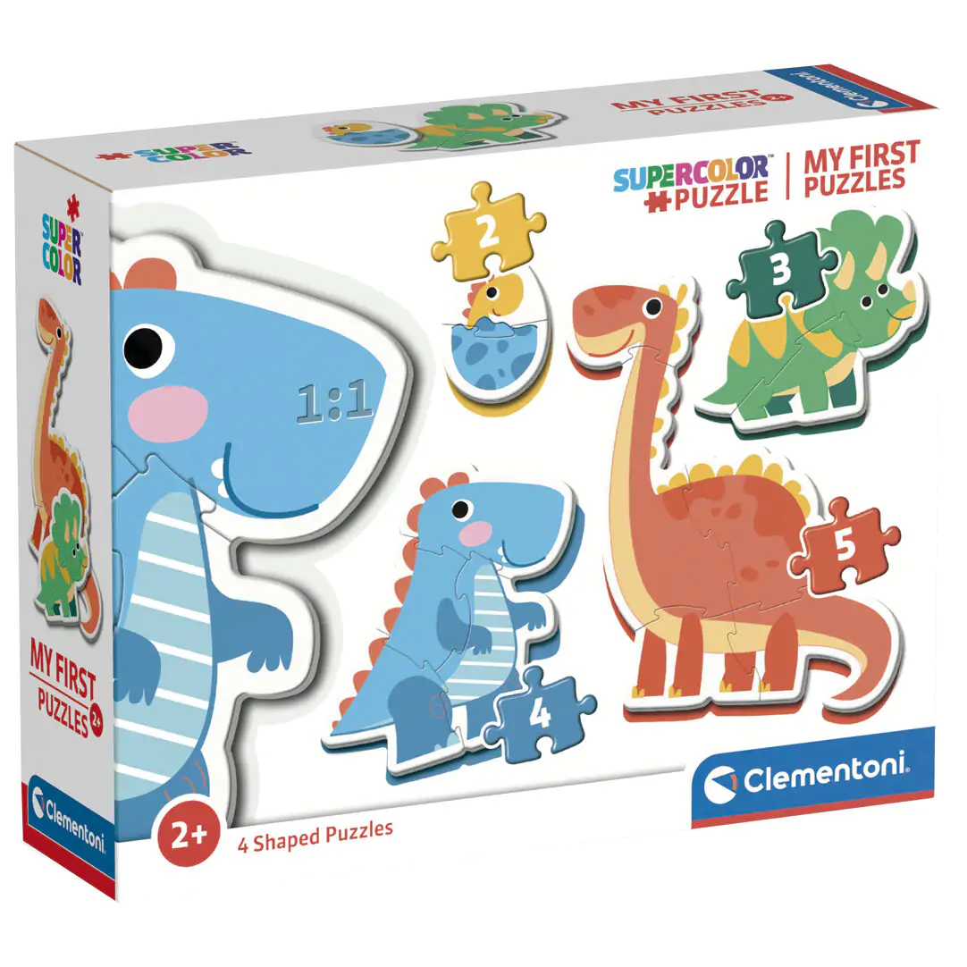 Puzzle dinosaury 2-3-4-5 ks produktová fotografia