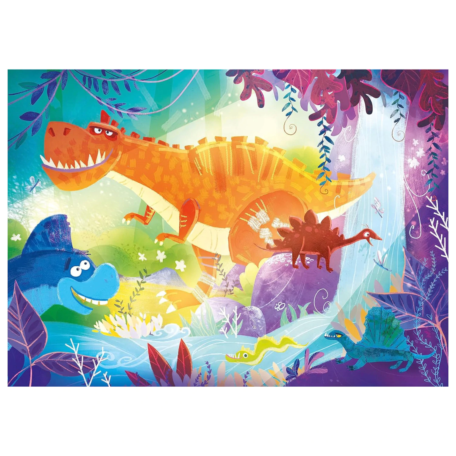 Dinosaur Funny 2x20 kusové Puzzle Clementoni produktová fotografia