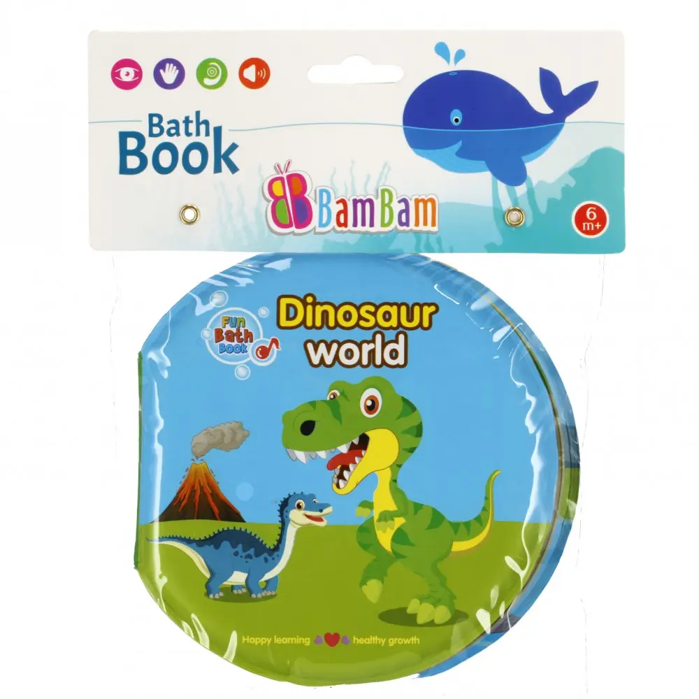 Dinosaurus Splish-Splash Kúpeľná Kniha Hračka pre Bábätká produktová fotografia