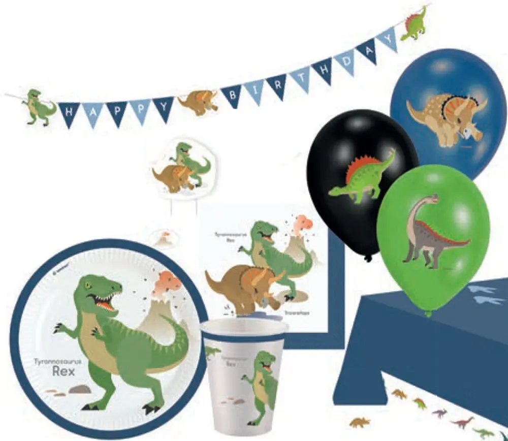 Dinosaur Party Set 45 kusov produktová fotografia