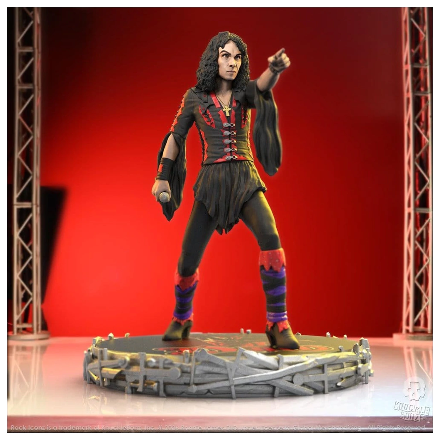 Dio Rock Iconz Socha Ronnie James Dio III 18 cm produktová fotografia