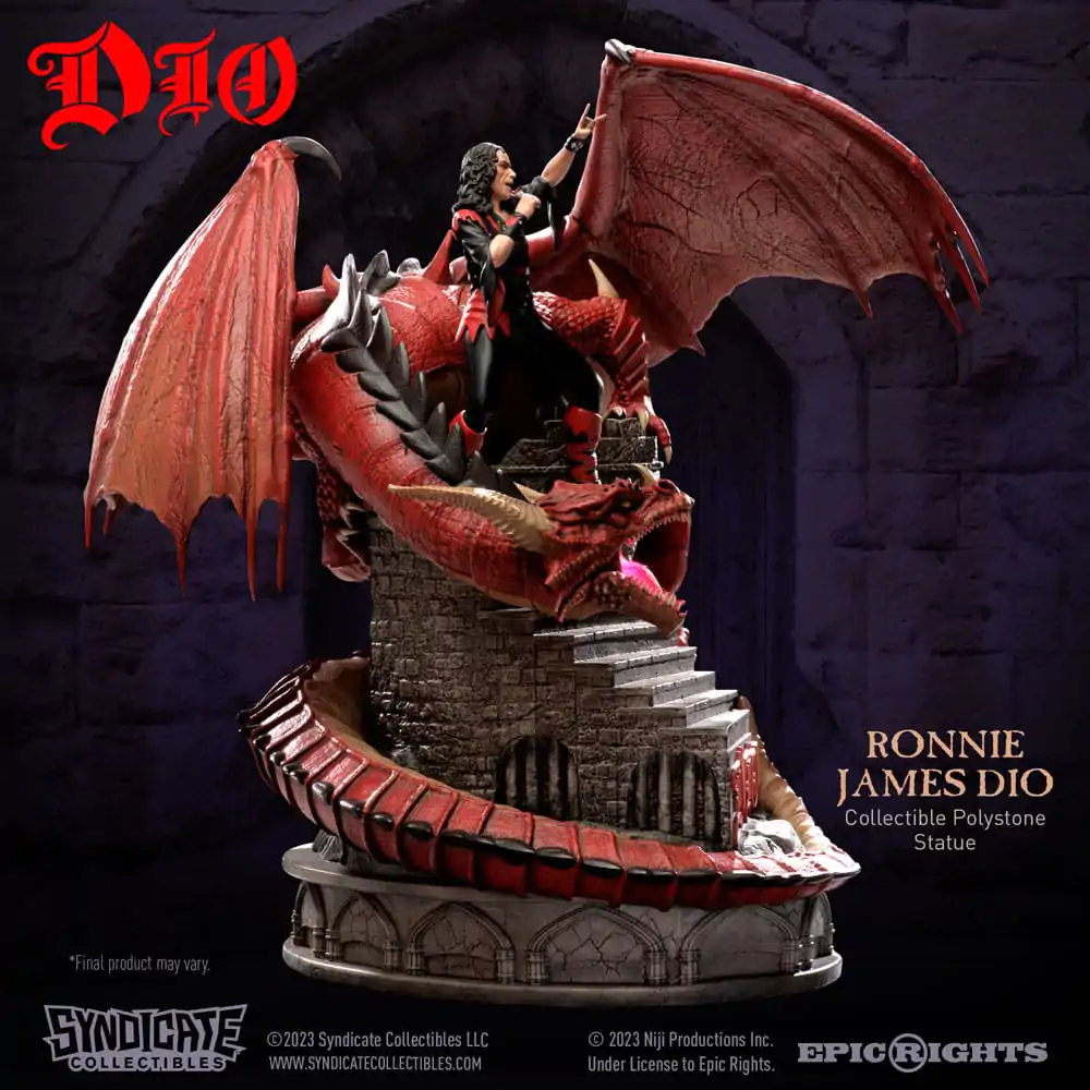 Dio Statue 1/10 Ronnie James Dio 36 cm termékfotó