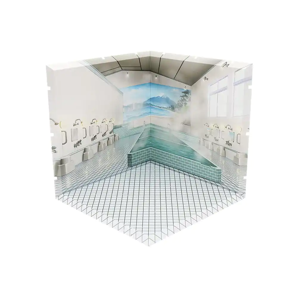 Dioramansion 150 Dekoratívne diely pre Nendoroid a Figma figúrky Verejný kúpeľ produktová fotografia